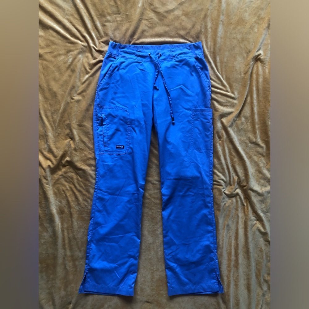Grey’s Anatomy by Barco Elevate baby blue XS Petite scrub pant
